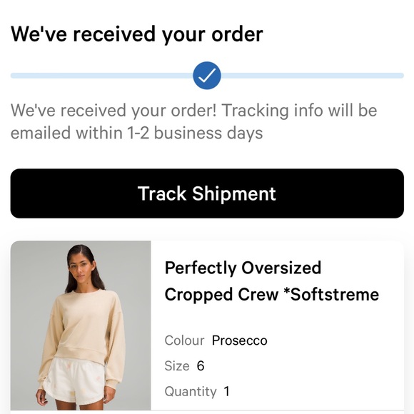 Lululemon Softstreme Perfectly Oversized Cropped Crew - Picture 5 of 5